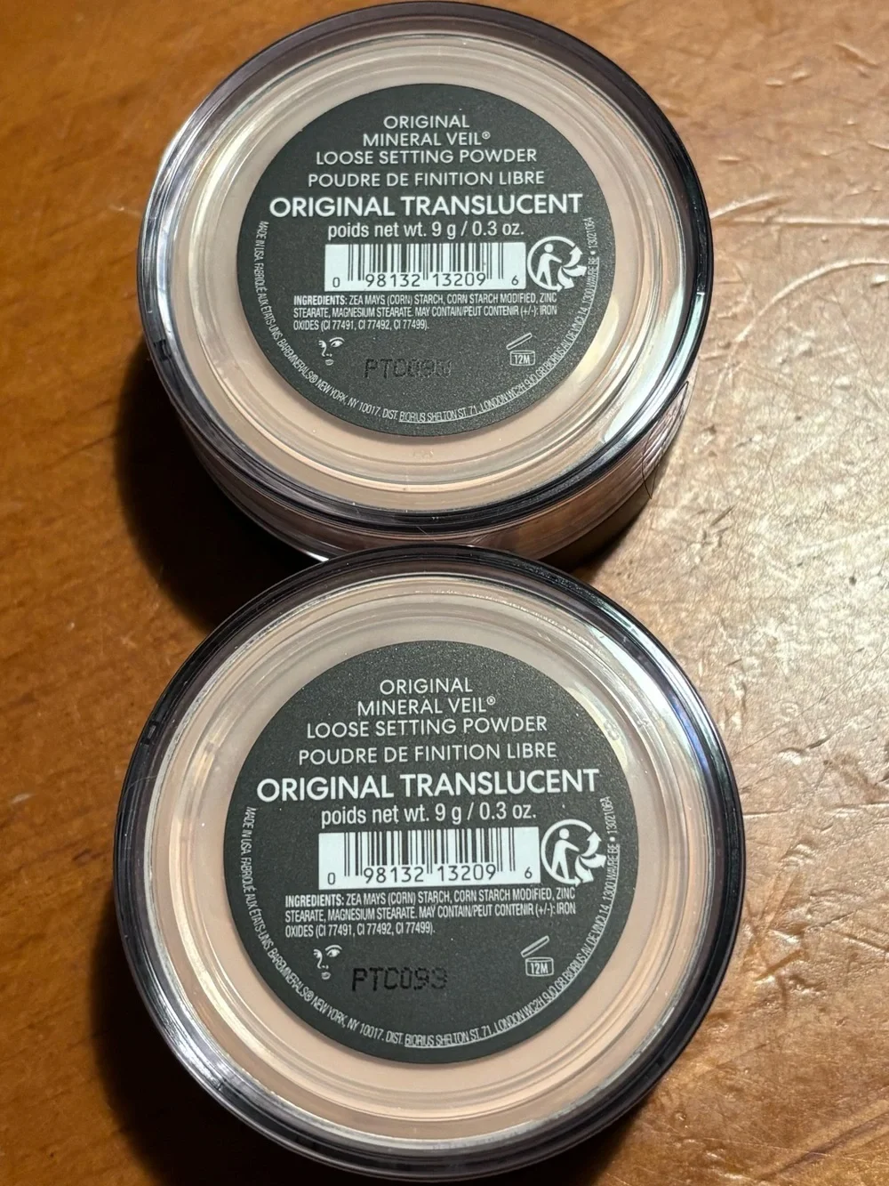 2 Bareminerals Original Mineral Veil Loose Setting Powders